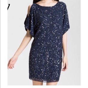 Aidan Mattox Cold Shoulder Dress